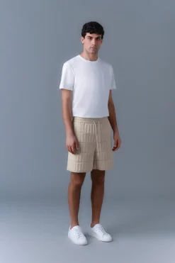 SEBASTIAN Vertical Quilted Shorts