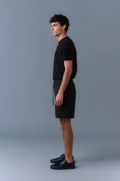 SEBASTIAN Vertical Quilted Shorts