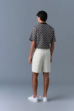 SEBASTIAN Vertical Quilted Shorts