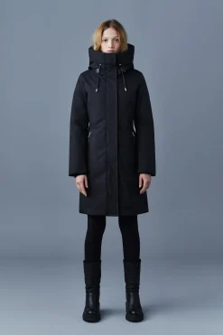 SHILOH 2-in-1 fitted down coat with removable bib