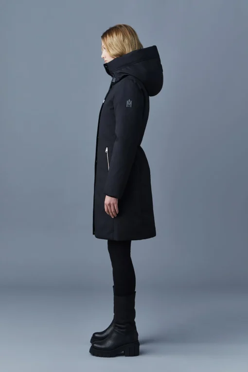 SHILOH 2-in-1 fitted down coat with removable bib