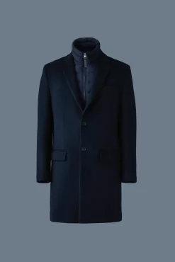 SKAI-SLB 3-in-1 wool coat with removable down liner