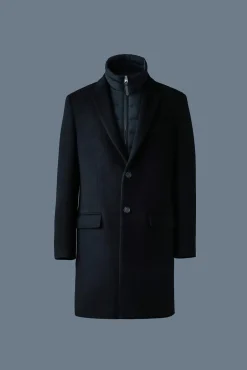 SKAI-SLB 3-in-1 wool coat with removable down liner