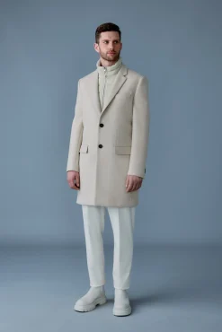 SKAI-SLB 3-in-1 wool coat with removable down liner
