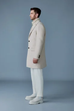 SKAI-SLB 3-in-1 wool coat with removable down liner