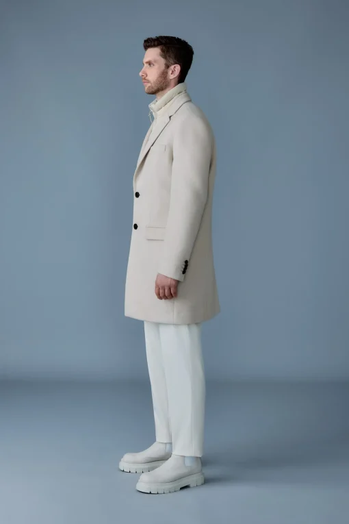 SKAI-SLB 3-in-1 wool coat with removable down liner