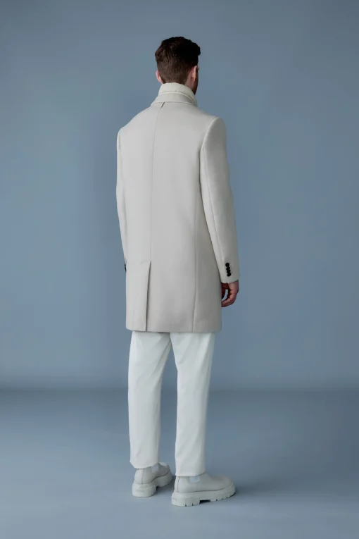 SKAI-SLB 3-in-1 wool coat with removable down liner