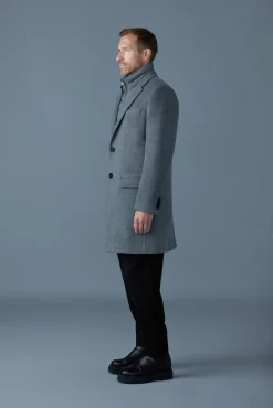 SKAI-SLB 3-in-1 wool coat with removable down liner