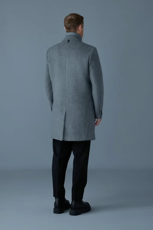 SKAI-SLB 3-in-1 wool coat with removable down liner