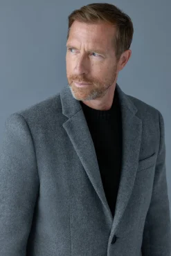 SKAI-SLB 3-in-1 wool coat with removable down liner