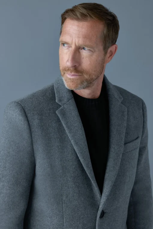 SKAI-SLB 3-in-1 wool coat with removable down liner
