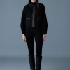 SOLANA Double-Face Wool balloon sleeved short jacket