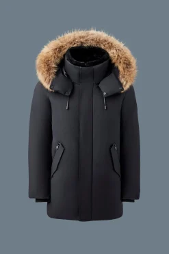 SULLIVAN-F 2-in-1 Down Coat with Removable Bib and Fur