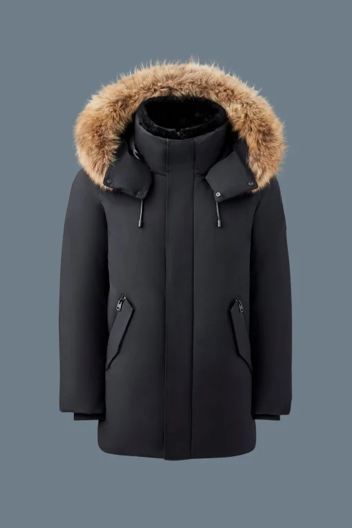 SULLIVAN-F 2-in-1 Down Coat with Removable Bib and Fur