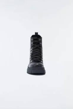 SUMMIT shearling-lined lamb leather ankle boot for women