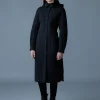 TADOKA Light down vertical quilted coat