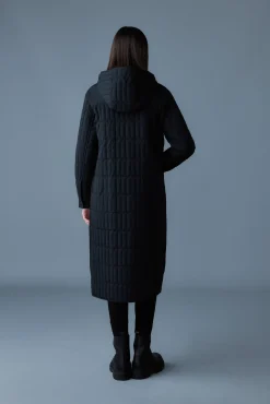 TADOKA Light down vertical quilted coat