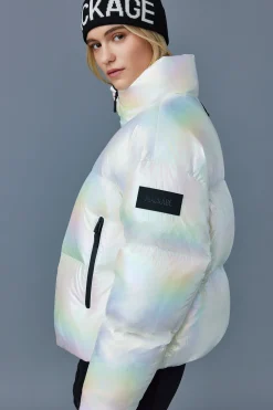TESSY-PRL Quilted own jacket with removable hood