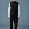 TITUS Perpendicular channel quilt down vest