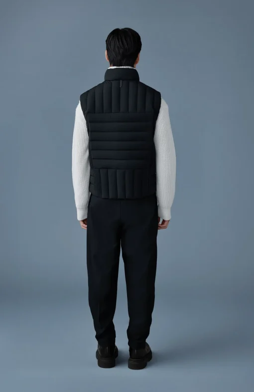 TITUS Perpendicular channel quilt down vest