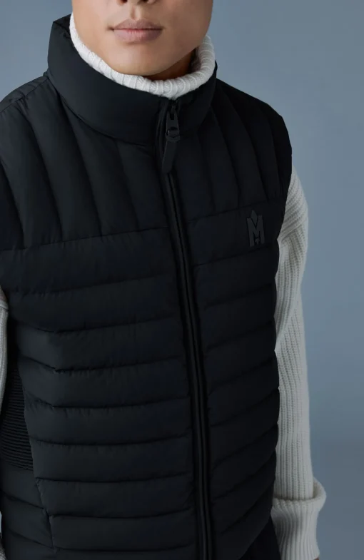 TITUS Perpendicular channel quilt down vest