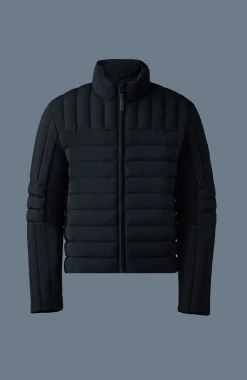 TRAVIS Perpendicular channel quilt down jacket