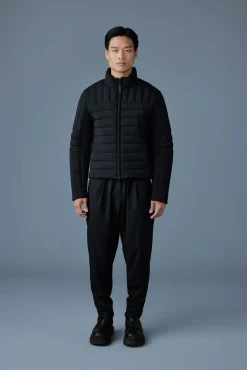 TRAVIS Perpendicular channel quilt down jacket