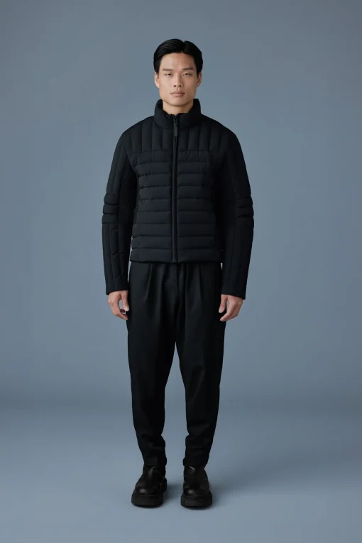 TRAVIS Perpendicular channel quilt down jacket
