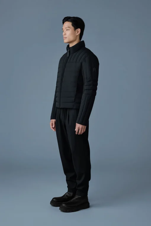 TRAVIS Perpendicular channel quilt down jacket