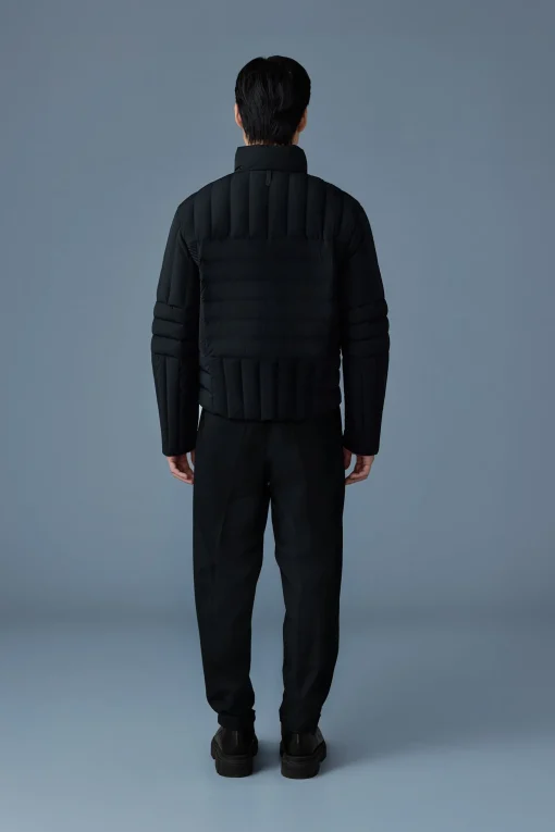 TRAVIS Perpendicular channel quilt down jacket