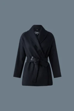 TYRA Double-Face wool robe jacket