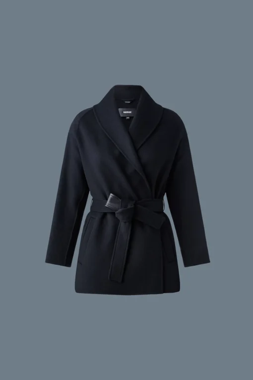 TYRA Double-Face wool robe jacket