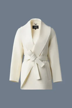 TYRA Double-Face wool robe jacket