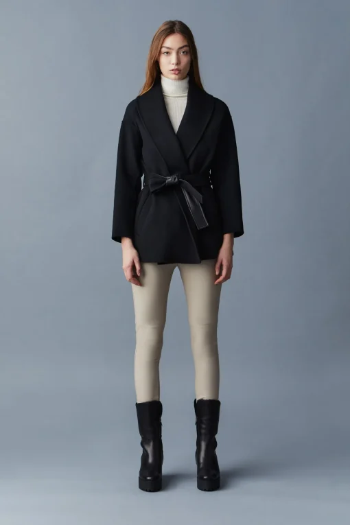 TYRA Double-Face wool robe jacket