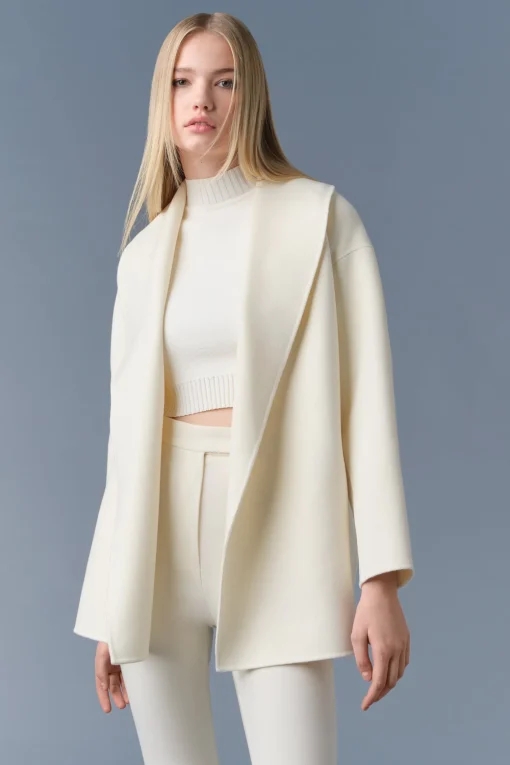 TYRA Double-Face wool robe jacket