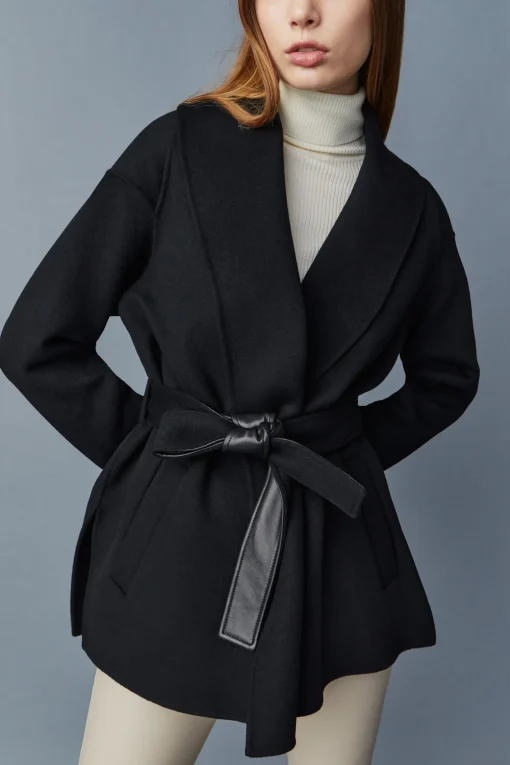 TYRA Double-Face wool robe jacket