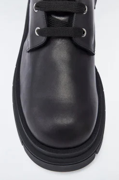 WARRIOR shearling-lined (R) Leather combat boot for men