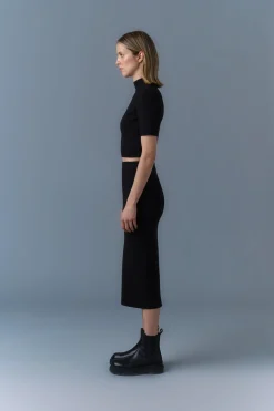 WYNONA Stretch Viscose Pencil Skirt