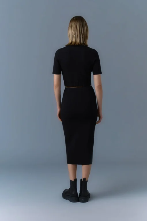 WYNONA Stretch Viscose Pencil Skirt