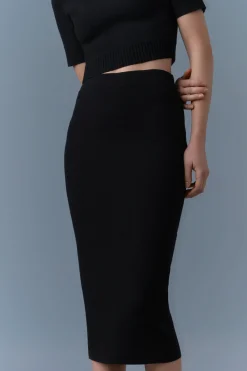 WYNONA Stretch Viscose Pencil Skirt