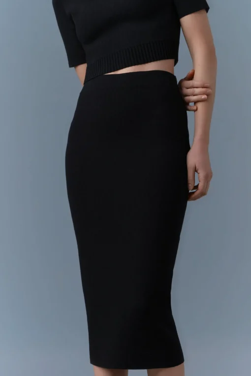 WYNONA Stretch Viscose Pencil Skirt