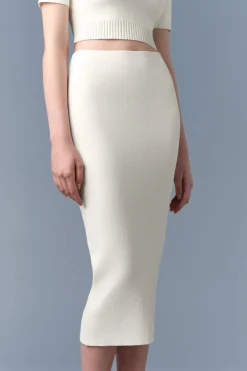 WYNONA Stretch Viscose Pencil Skirt
