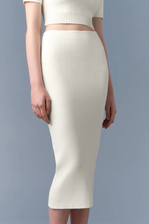 WYNONA Stretch Viscose Pencil Skirt